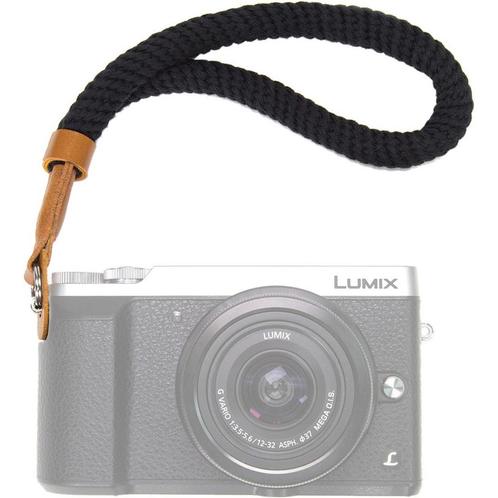 Katoenen Camera Polsband / Wrist Strap (Zwart), Audio, Tv en Foto, Fotografie | Fotostudio en Toebehoren