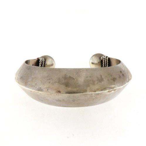 Rajasthan armband - Zilver - India - tweede helft van de 20e, Antiek en Kunst, Kunst | Niet-Westerse kunst