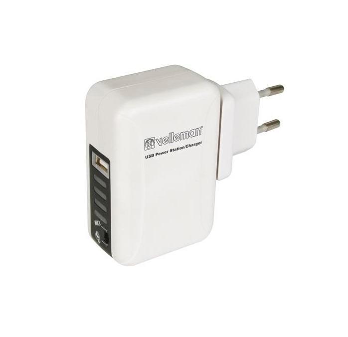 USB oplader + reisstekkers  - Met ingebouwde powerbank, Doe-het-zelf en Verbouw, Elektra en Kabels, Overige typen, Nieuw, Ophalen of Verzenden