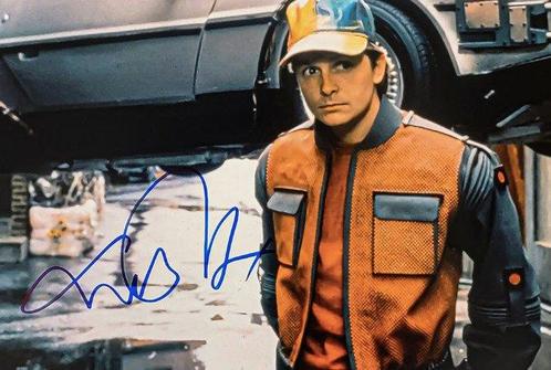 Back to the Future - Michael J. Fox - Signed 40x50 cm Photo, Verzamelen, Film en Tv