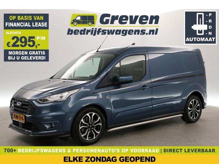 Ford Transit Connect 1.5 EcoBlue L2 120PK Sport | 8-Traps, Auto's, Bestelauto's, Te koop, Automaat, Financial lease, Diesel, Blauw
