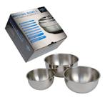 Set van 3 RVS schalen, Verzenden, Nieuw