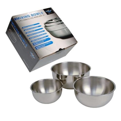 Set van 3 RVS schalen, Doe-het-zelf en Verbouw, Weegschalen, Verzenden