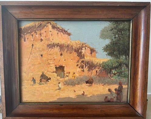 Carlos Abascal (1871-1948) - Scène de vie au Maroc, Antiek en Kunst, Kunst | Schilderijen | Klassiek