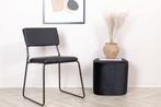 Eetkamerstoel - Floor - Zwart - PU-Leer - Jörn, Huis en Inrichting, Stoelen, Verzenden, Nieuw