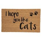 Kokos deurmat I hope you like Cats