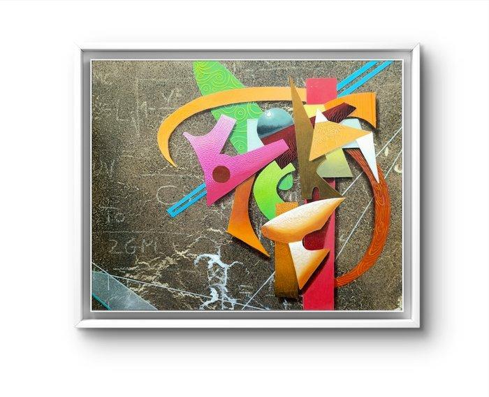 Paco Guzmán - Ceniza y abstracción, Antiek en Kunst, Kunst | Schilderijen | Modern