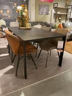 Zwarte, moderne eettafel - 190x90 CM, Huis en Inrichting, Tafels | Eettafels, Ophalen of Verzenden, Nieuw, 150 tot 200 cm, 50 tot 100 cm