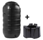 250L zwarte regenton Aquafit, Tuin en Terras, Regentonnen, Nieuw