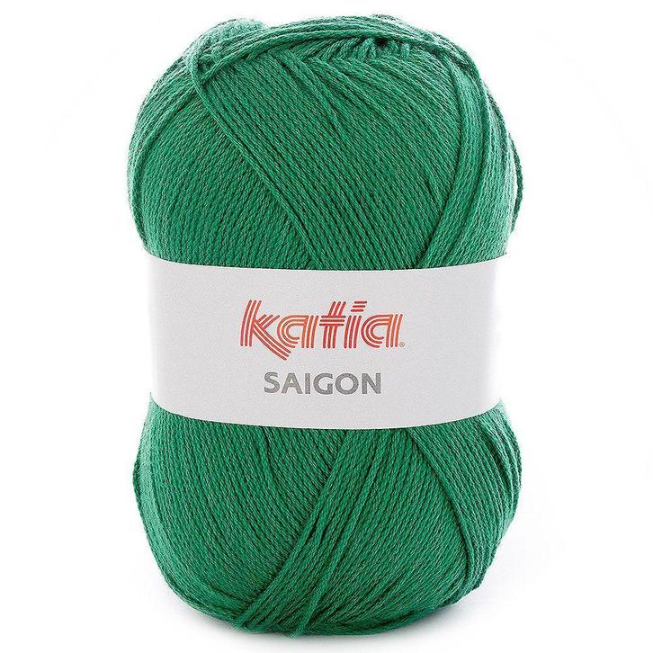 Katia Saigon - 39 groen - Acryl Garen, Hobby en Vrije tijd, Breien en Haken, Ophalen of Verzenden