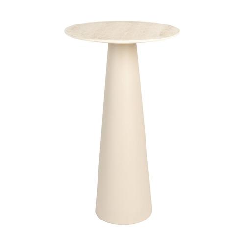 *WOONWINKEL* Ronde Plantenzuil Beige Travertin Look, Huis en Inrichting, Woonaccessoires | Zuilen en Pilaren, Nieuw, Verzenden