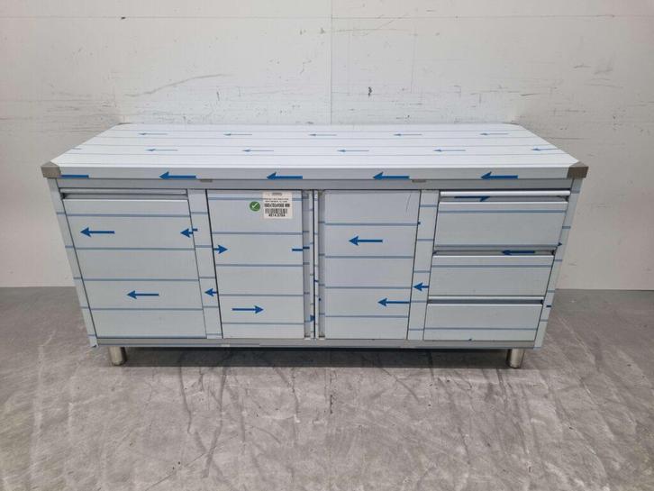 RVS HCB Werkkast Kast Werktafel 2 klapdeuren en 3 laden en, Zakelijke goederen, Horeca | Keukenapparatuur, Nieuw in verpakking