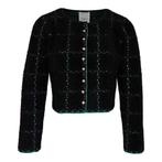 Friendly Sweater • zwart groen geruit vest • M, Kleding | Dames, Truien en Vesten, Nieuw, Maat 38/40 (M), Friendly Sweater, Zwart