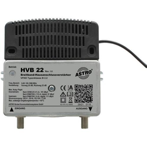 ASTRO CAI Standaard Antenneversterker 25dB, 1 in en 1, Doe-het-zelf en Verbouw, Elektra en Kabels, Nieuw, Ophalen of Verzenden