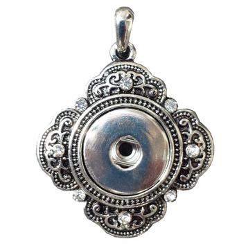 Fako Bijoux® - Kettinghanger - Click Buttons - Vierkant beschikbaar voor biedingen