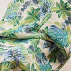 BA160 - Gobelinweefsel tropisch met Monstera-bladeren en