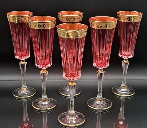 Artemisia - Champagne fluitje (6) - Kristal, Antiek en Kunst, Antiek | Meubels | Tafels