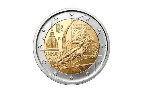 2 euro Olympische Winterspelen Turijn 2006 - Italië, Postzegels en Munten, Munten | Europa | Euromunten, Verzenden