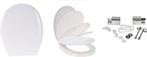 Tweedekans | WC Bril- ABS Duroplast- 18 inch- Soft Close-, Huis en Inrichting, Ophalen of Verzenden, Zo goed als nieuw, Wit