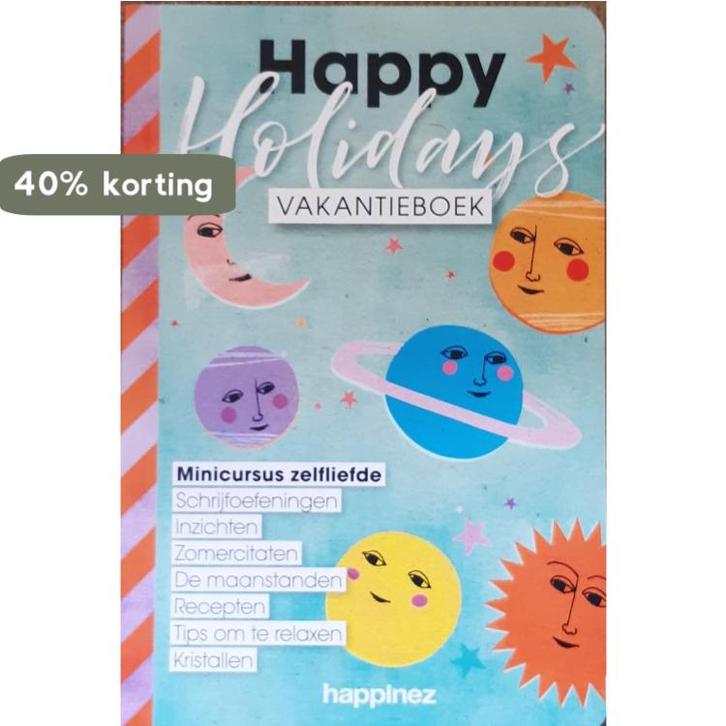 Happy Holidays Vakantieboek Happinez 9789400584464 Happinez, Boeken, Overige Boeken, Zo goed als nieuw, Verzenden