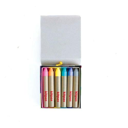 Kitpas - Uitwisbaar raamkrijt - Medium 6 stuks Face, Hobby en Vrije tijd, Knutselen