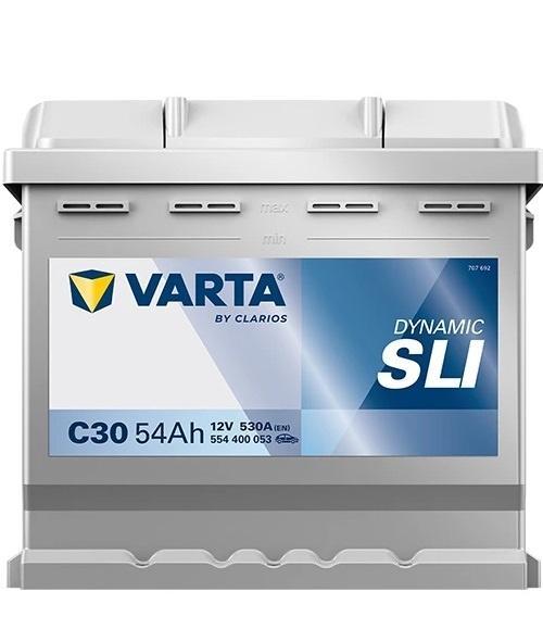 Varta Auto accu 12 volt 54 Ah SLI Dynamic type C30, Auto-onderdelen, Accu's en Toebehoren, Nieuw, Ophalen of Verzenden