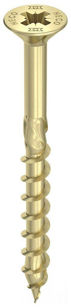 OUTLET HECO TOPIX-Plus spaanplaatschroef 4x35mm - platkop -, Doe-het-zelf en Verbouw, IJzerwaren en Bevestigingsmiddelen, Ophalen of Verzenden