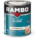 Rambo Pantserlak Vloer - Whitewash 0777 Mat Transparant -..., Doe-het-zelf en Verbouw, Wit, Nieuw, Ophalen of Verzenden, Lak