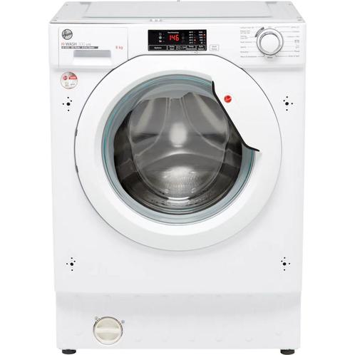 Hoover Hbws48d1w4 Inbouw Wasmachine 8kg 1400t, Witgoed en Apparatuur, Wasmachines, Nieuw, Voorlader, 85 tot 90 cm, Ophalen of Verzenden