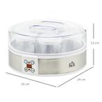 TRUUSK Yoghurtmaker Yoghurtmachine - Inclusief 7 Glazen - Ro, Verzenden, Nieuw