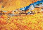 Kunstdruk Vincent Van Gogh - La mietitura 100x70cm, Nieuw, Verzenden