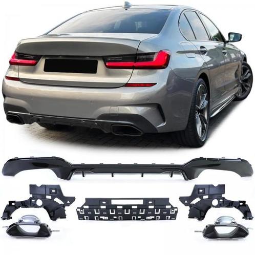 Diffuser BMW 3 Serie M Pakket G20 G21 M340i Look Glans Zwart, Auto-onderdelen, Carrosserie en Plaatwerk, Ophalen of Verzenden