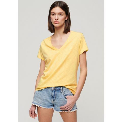 Superdry Shirt met V-hals STUDIOS SLUB EMB VEE TEE, Kleding | Dames, T-shirts, Nieuw, Verzenden