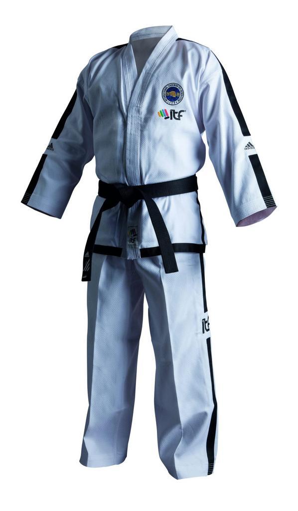 Adidas Taekwondopak Dobok ITF | Wit (Maat: 200), Sport en Fitness, Vechtsporten en Zelfverdediging, Vechtsportpak, Nieuw, Taekwondo