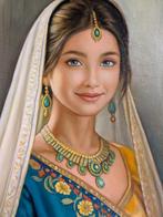 Saverio Costa (XX-XXI) - Il velo, Antiek en Kunst, Kunst | Schilderijen | Klassiek