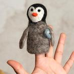 Vingerpoppetje Wolvilt - Pinguin 3D Zwart/Grijs/Wit - Handma, Ophalen of Verzenden, Nieuw