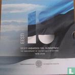 Estland jaarset 2018 100 years Republic of Estonia, Postzegels en Munten, Munten | Europa | Euromunten, Verzenden, Overige landen