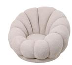 Fauteuil Poppy Boucle Beige | 97x97x69cm, Ophalen, Nieuw