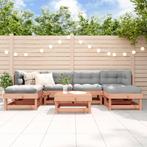 vidaXL 7-delige Loungeset massief douglashout, Verzenden, Nieuw, 7 zitplaatsen, Loungeset