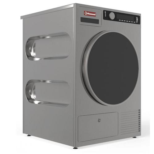 Droogkast 8 Kg inox-titanuim, Met Afvoer, Witgoed en Apparatuur, Vaatwasmachines, Ophalen of Verzenden