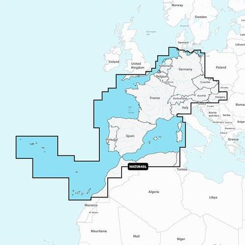 Navionics MSD/NAV+ Large EU646L Europe, Central & West, Watersport en Boten, Navigatiemiddelen en Scheepselektronica, Ophalen of Verzenden
