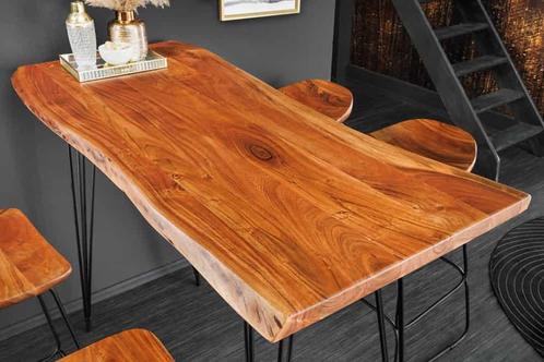 Massief houten bartafel MAMMUT 140 cm natuurlijke, Huis en Inrichting, Tafels | Eettafels, Ophalen of Verzenden