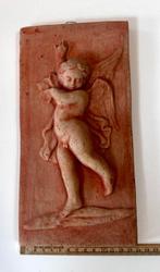 Decoratief ornament (2) - Set handgemaakte terracotta, Antiek en Kunst