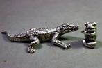 Zilver - Marked  Amemiya - Miniatuur prachtig met de, Antiek en Kunst