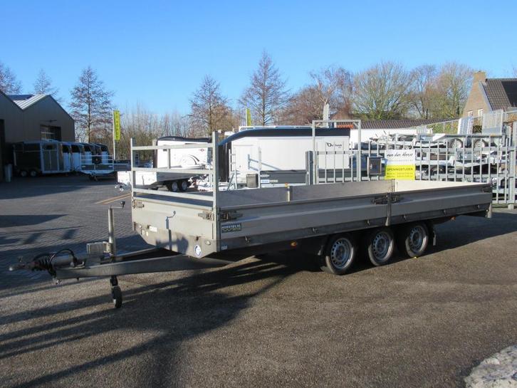 Gebruikte Hapert plateauwagen aanhangwagen 505x180cm 3500kg,, Auto diversen, Aanhangers en Bagagewagens, Gebruikt, Ophalen