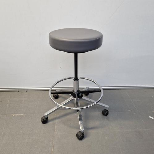 Biofit Rexford kruk - grijze skai, Huis en Inrichting, Barkrukken, Ophalen of Verzenden