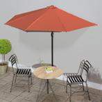 vidaXL Balkonparasol half met aluminium paal 300x155x223 cm, Tuin en Terras, Parasols, Verzenden, Nieuw