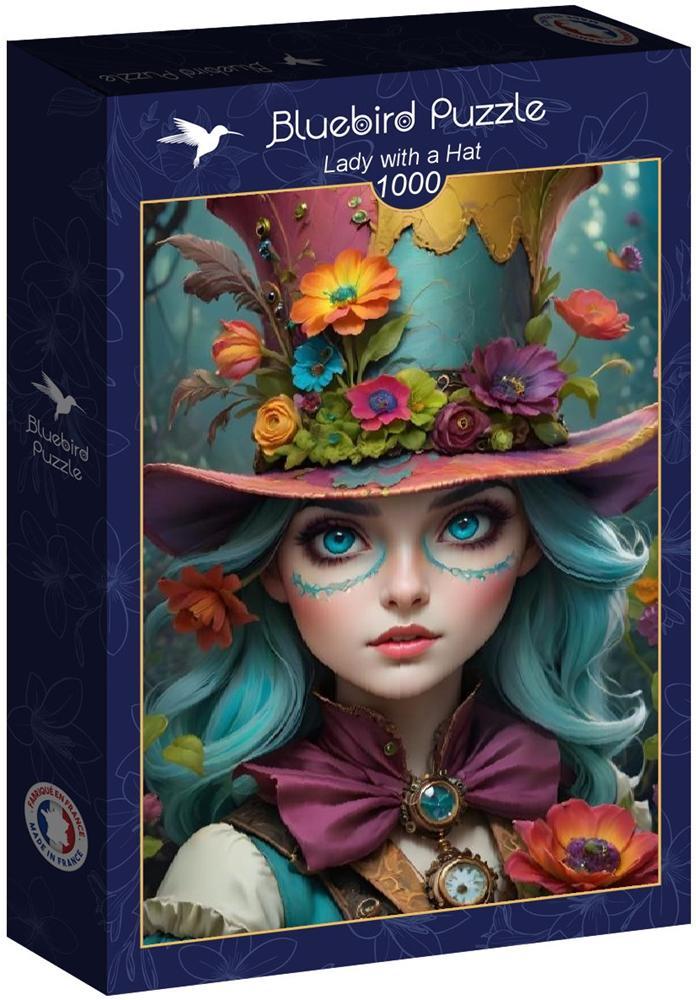 Lady with a Hat Puzzel (1000 stukjes) | Bluebird Puzzle -, Hobby en Vrije tijd, Denksport en Puzzels, Nieuw, Verzenden