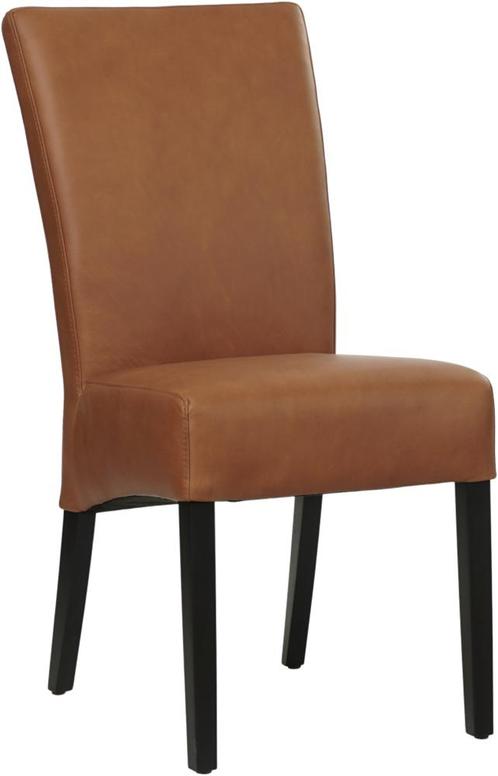 Cognac leren landelijke eetkamerstoel - Rancho Leer Cognac (, Huis en Inrichting, Stoelen, Eén, Overige kleuren, Nieuw, Leer, Ophalen of Verzenden