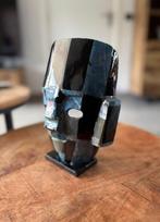 Azteeks/maya- warrior masker - Antiek - Marmer, Onyx -